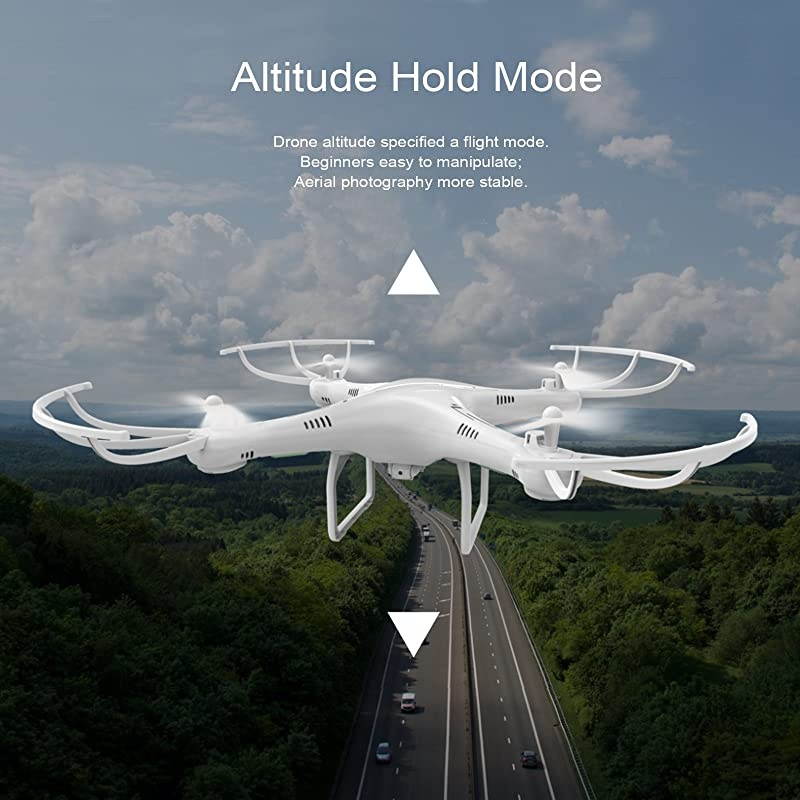 CW4 RC Drone with 720P HD Camera for Kids and Adults RC Quadcopter with Auto Hovering