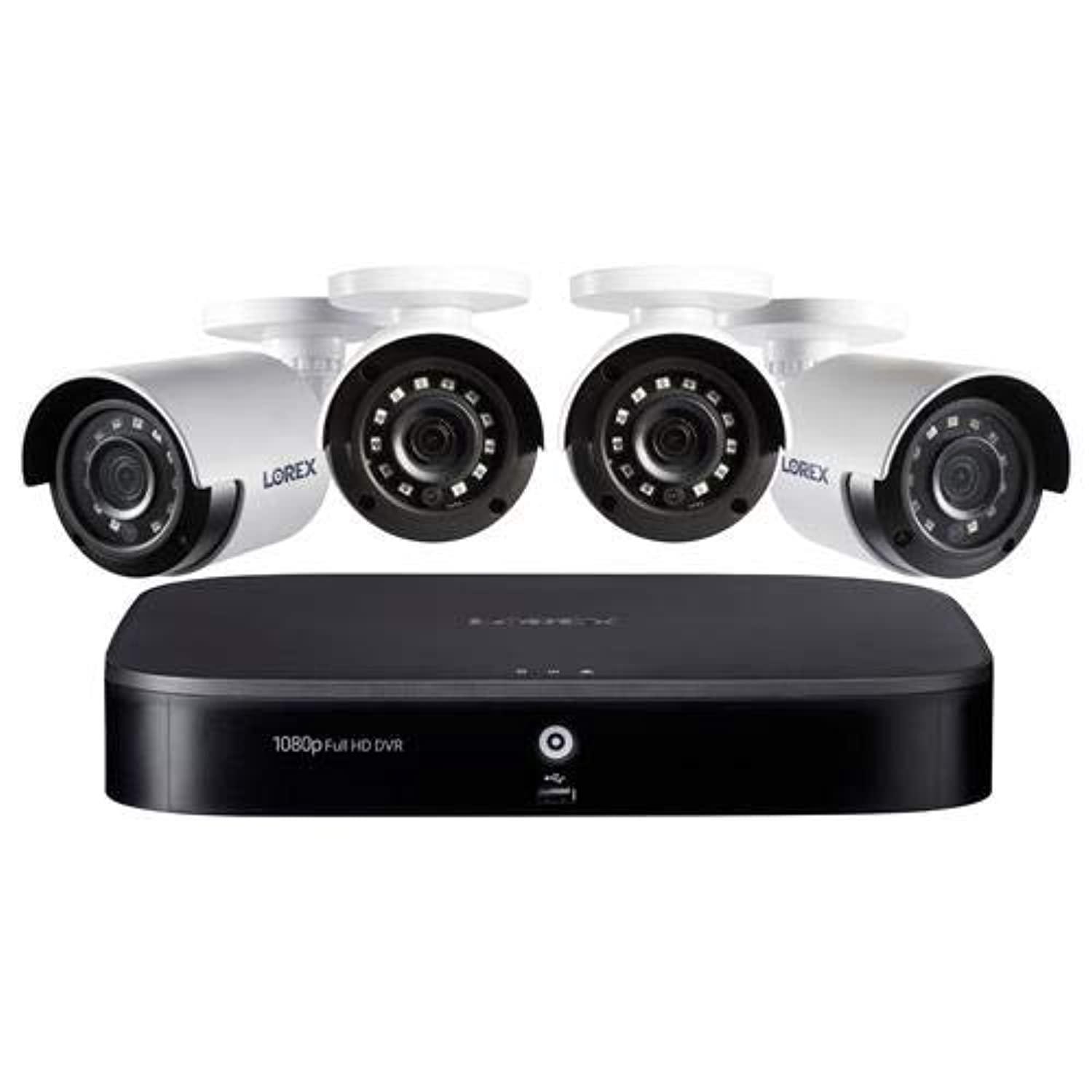 Lorex 1080p HD 8-Channel Security System with 1TB HDD DVR & 4x 1080p HD Cameras