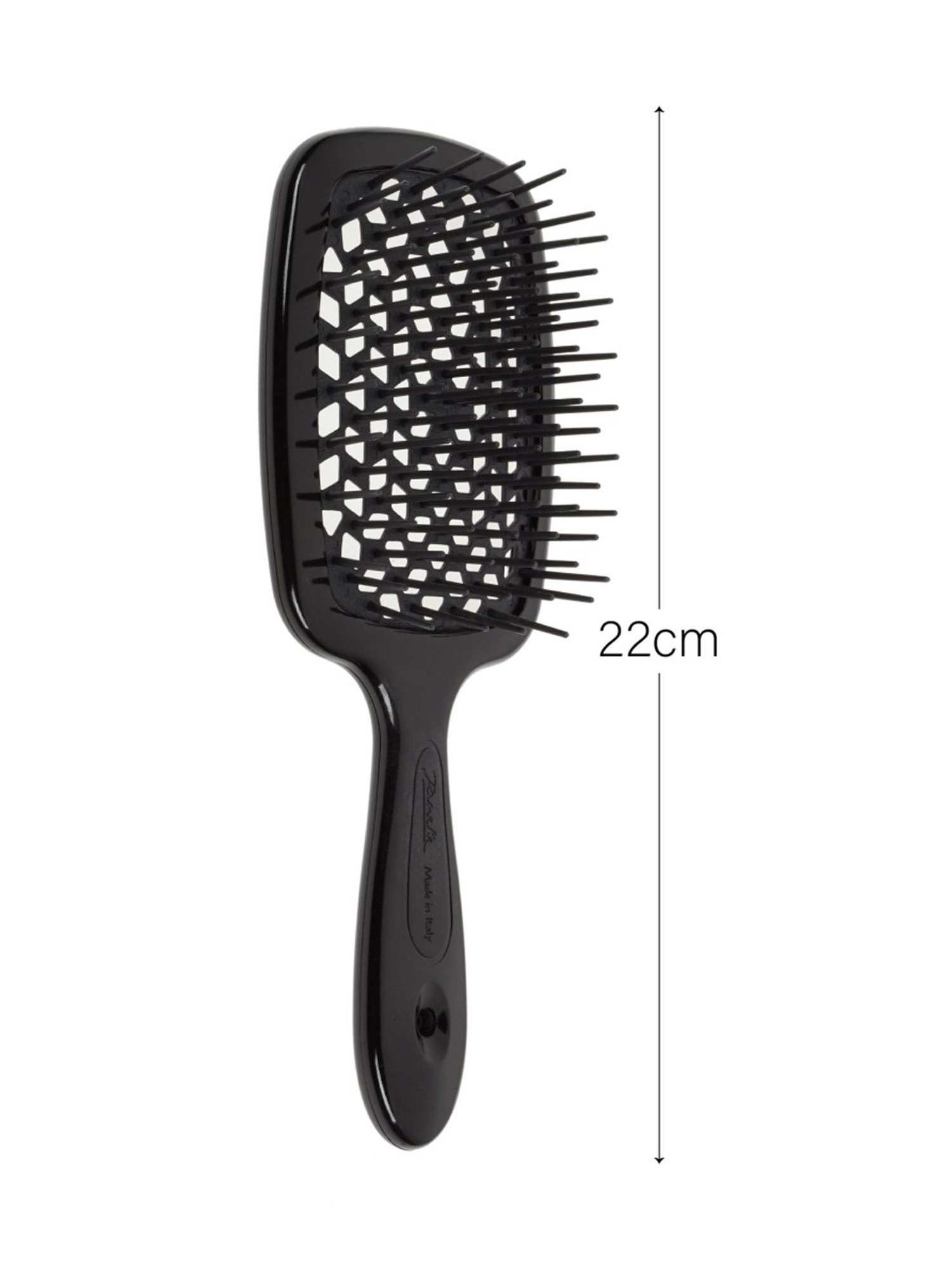 Janeke 1830 Professional Carbon Fibre Anti-Static Pneumatic Hair Brush - 22 cm