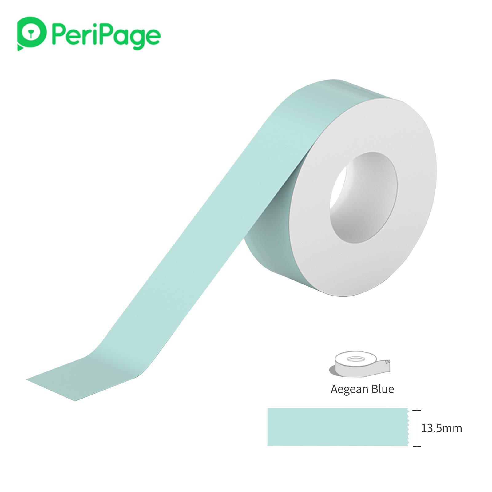 PeriPage 1 Roll Adhesive Label Paper Cute Pattern Sticky Tape Thermal Printing Paper Name Price Barcode Sticker Home Office Organization Waterproof Oil-proof Tear-Resistant for PeriPage L1 Mini Pocket