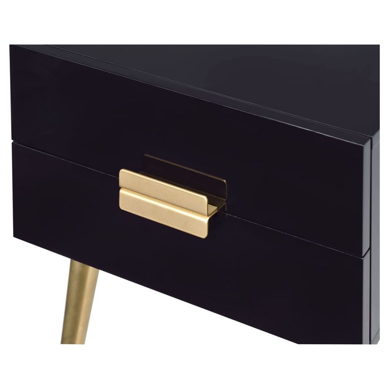End Table Black Gold - Acme Furniture