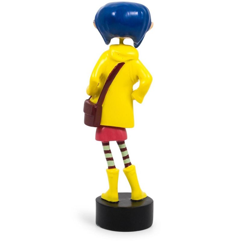 Surreal Entertainment Coraline in Rain Coat PVC Bobble Figure | 5 Inches Tall