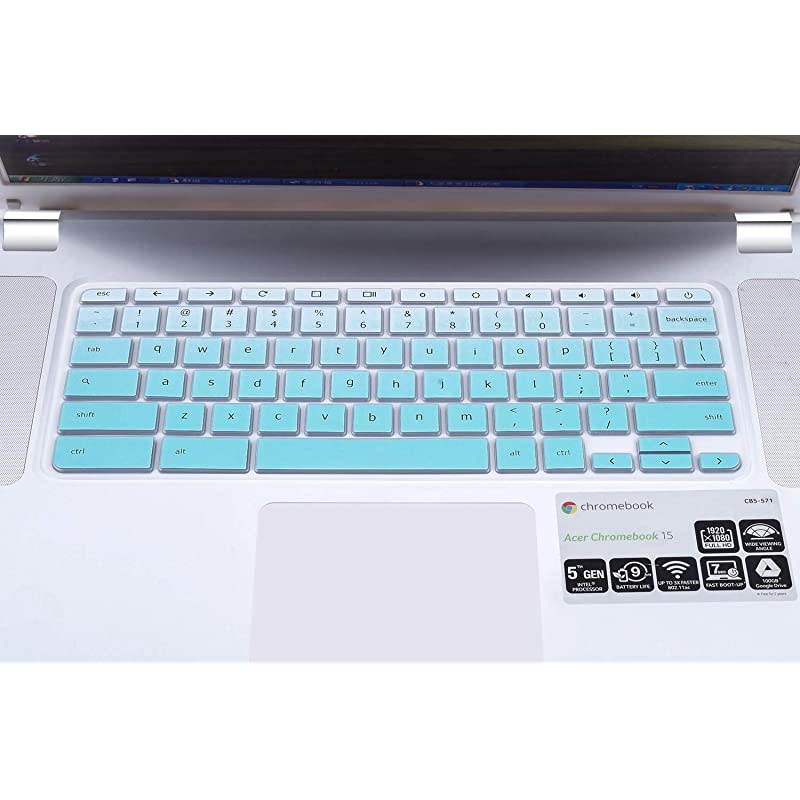 Chromebook Keyboard Cover Skin Compatible Chromebook R 11 CB5-132T CB3-131 for Chromebook R 13 CB5-312T Keyboard Covers for Chromebook 14 15 CB3-431 CP5-471 CB3-531 CB5-571 C910