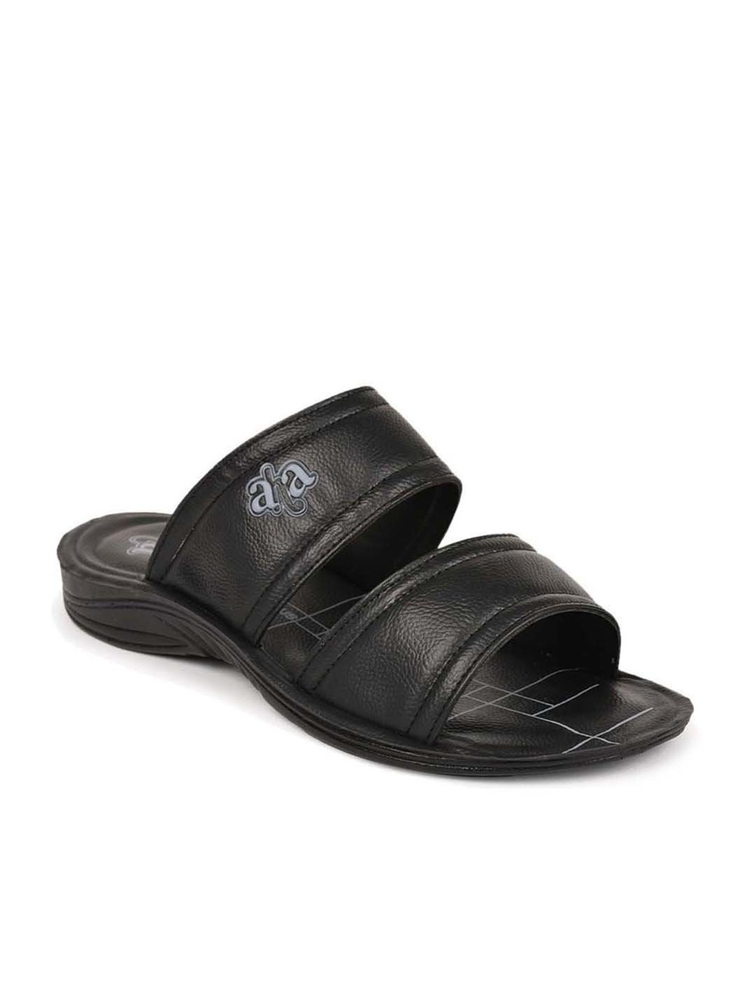 Aha by Liberty Men's Black Casual Sandals
