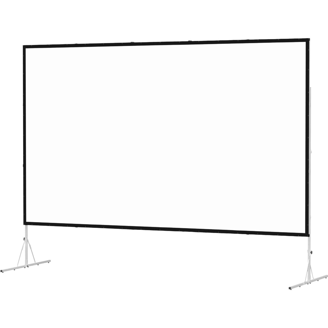 Dual Vision Front and Rear Projection Fast-Fold Deluxe Complete Screen 77" x 120" Area 72" x 115"