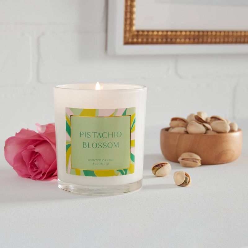 5oz Glass Jar Pistachio Blossom Candle - Opalhouse™