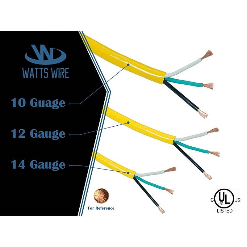 15ft 123 Heavy Duty 3Outlet Lighted SJTW IndoorOutdoor Extension Cord by Yellow 15 12Gauge Grounded 15Amp ThreeProng PowerCord 15 foot 12Awg