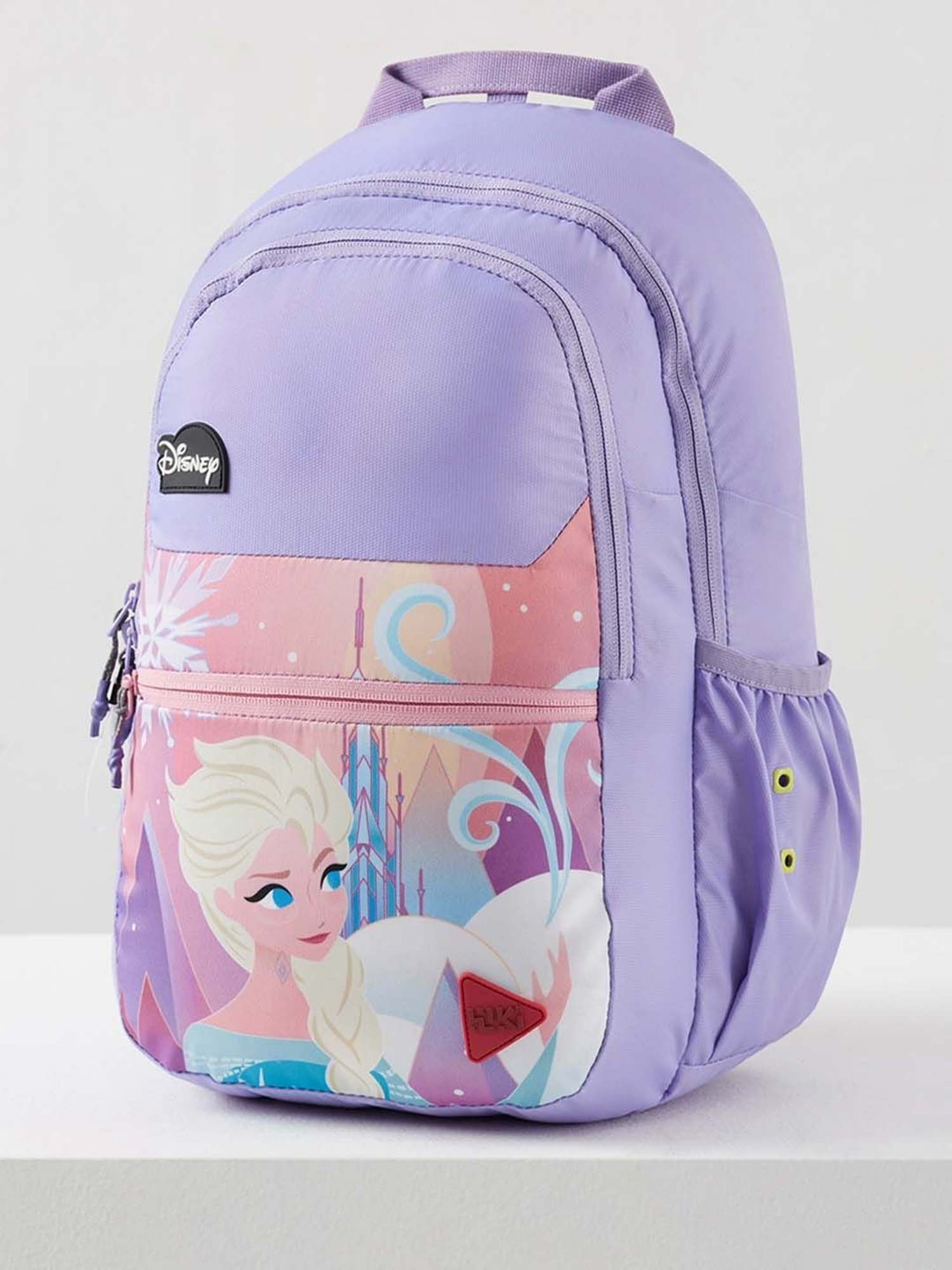 Wiki Back to School 1 Purple Polyester Printed Backpack - 22 Ltrs