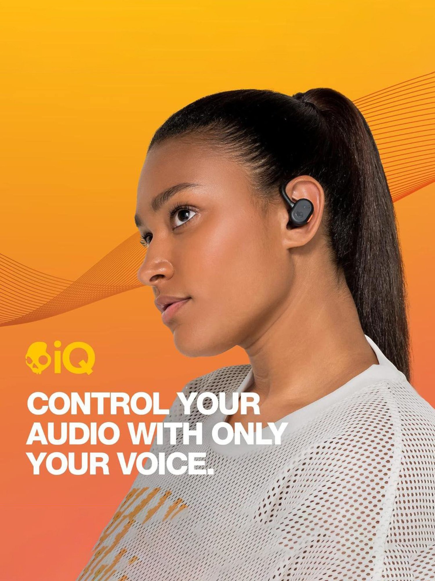 Skullcandy Push Active In Ear BT Earbuds with 44 Hr Total Battery (Black & Orange, Truly Wireless)