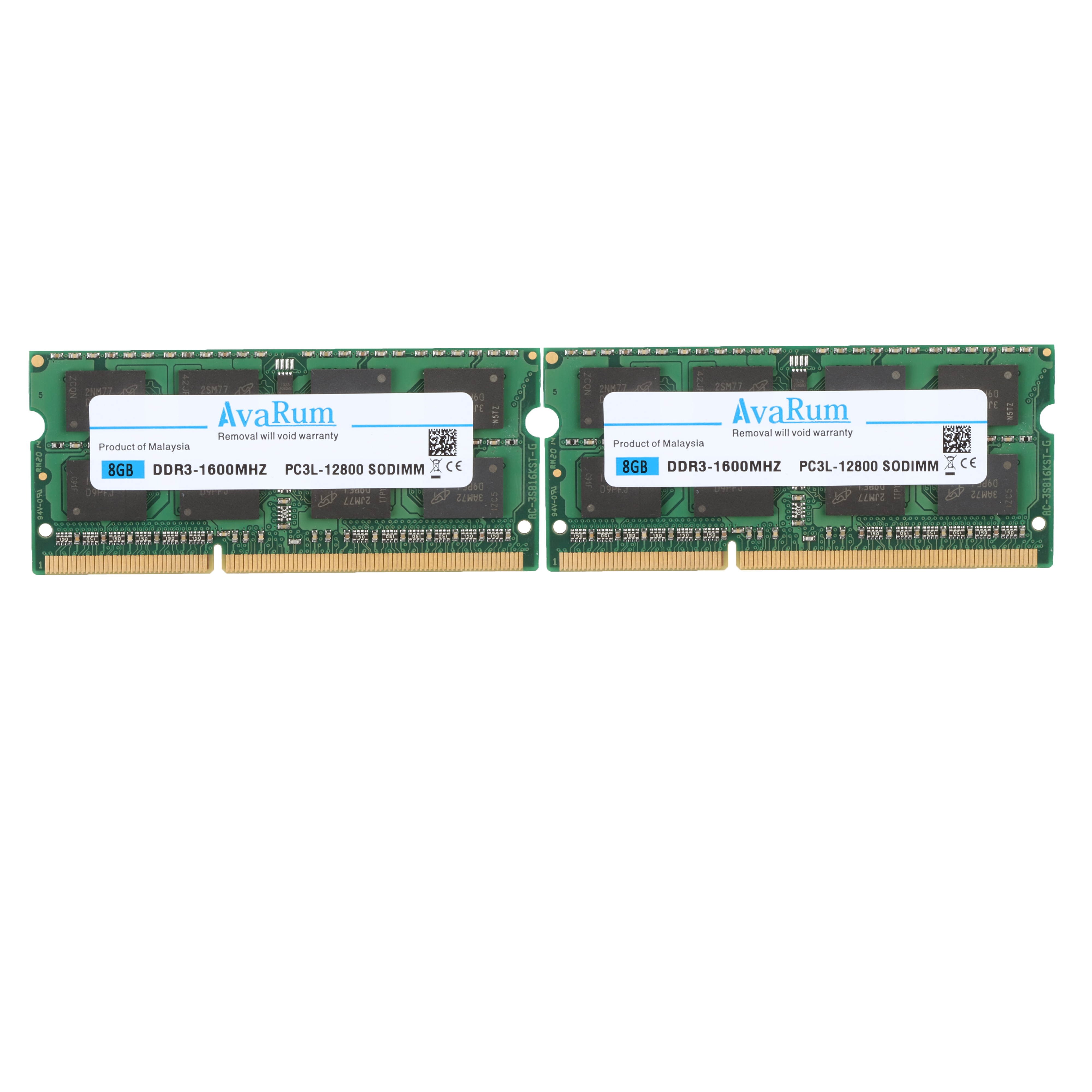 8GB DDR3L-1600Mhz (PC3L 12800) SODIMM 2Rx8 Memory for ASUS G75VX by Avarum Ram