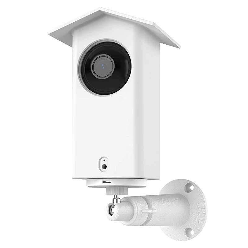 Mount for Wyze Cam Pan Wyze Cam Pan Protective Case and Metal Mount Bracket for Indoor and Outdoor Protection White