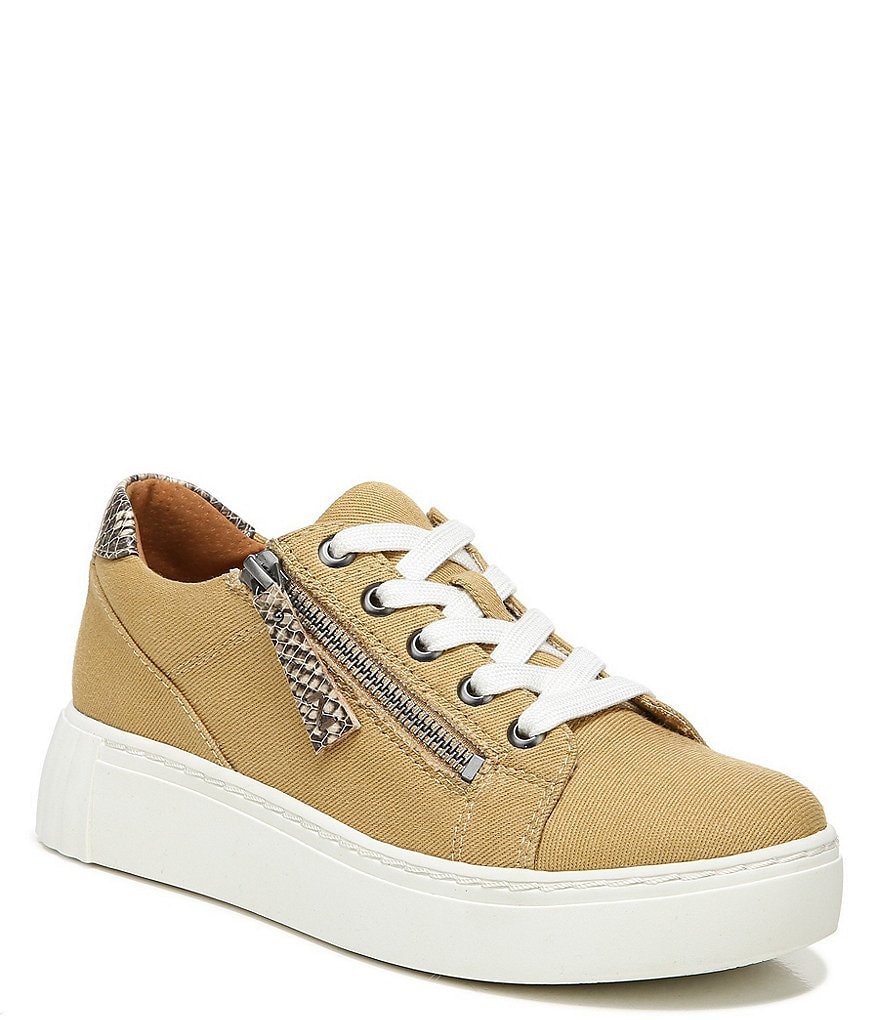 Zodiac Bardot Fabric Side Zip Platform Sneakers