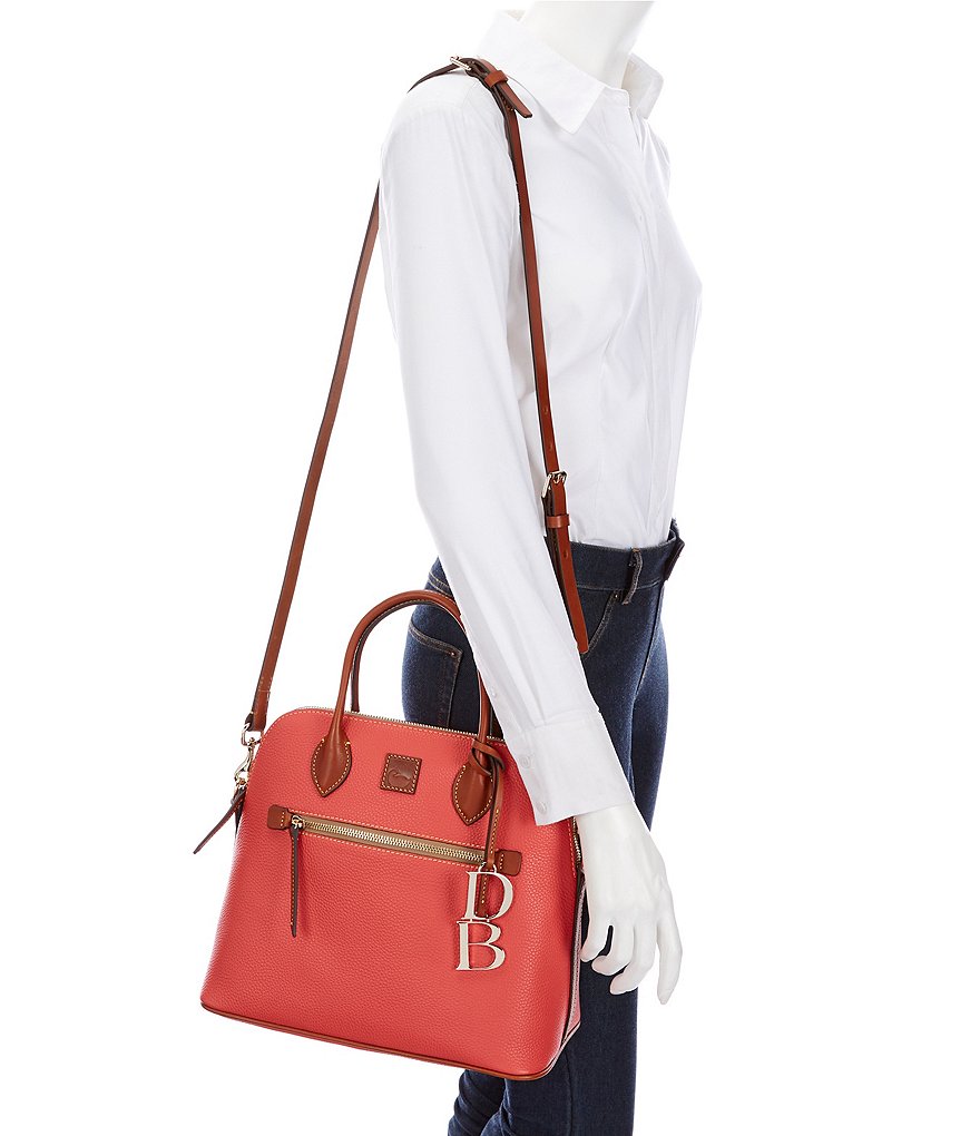 Dooney & Bourke Pebble Collection Large Domed Satchel Bag