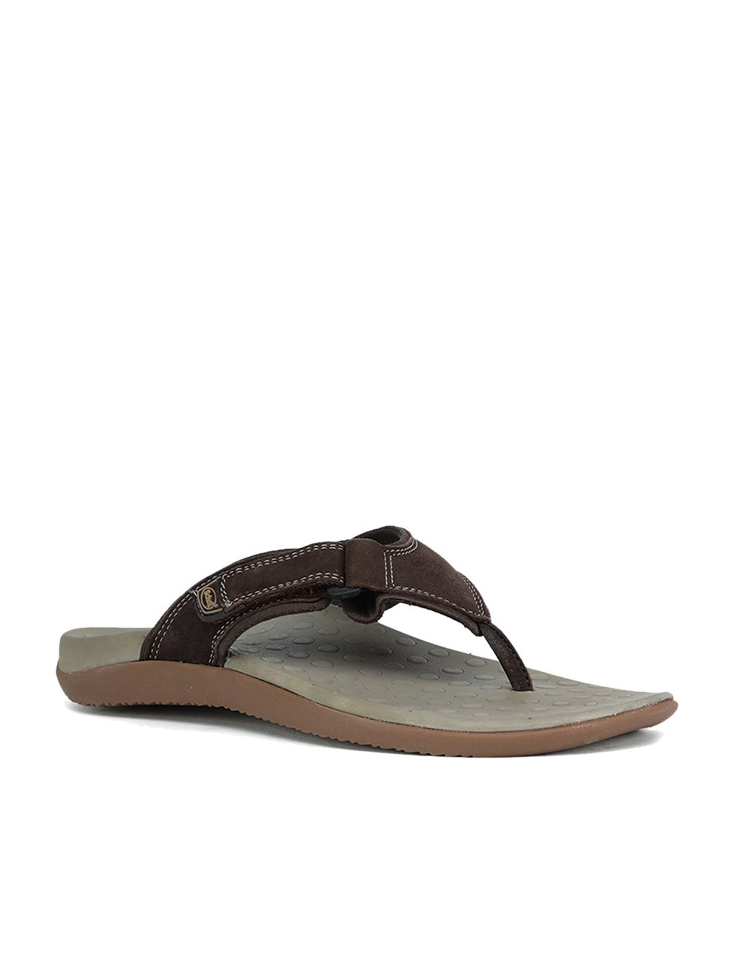 Scholl by Bata Men's Ortha Brown Thong Sandals