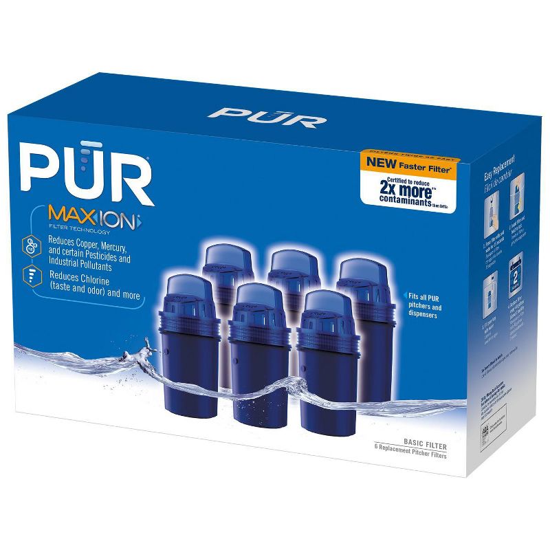 PUR Pitcher Replacement Filter 6pk
