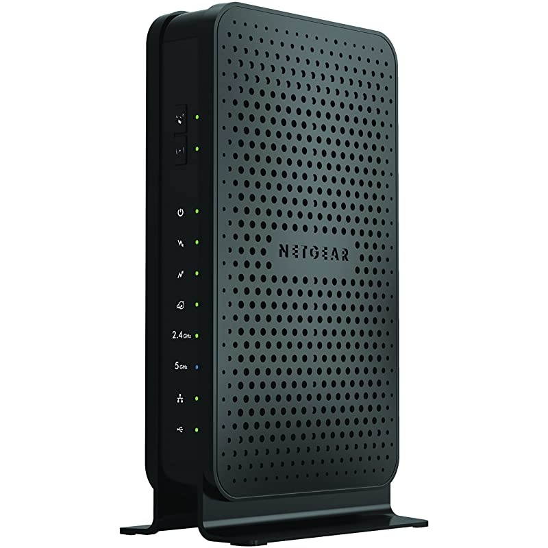 N600 (8x4) WiFi DOCSIS 3.0 Cable Modem Router (C3700) Certified for Xfinity from Comcast, Spectrum, Cox, Spectrum & more