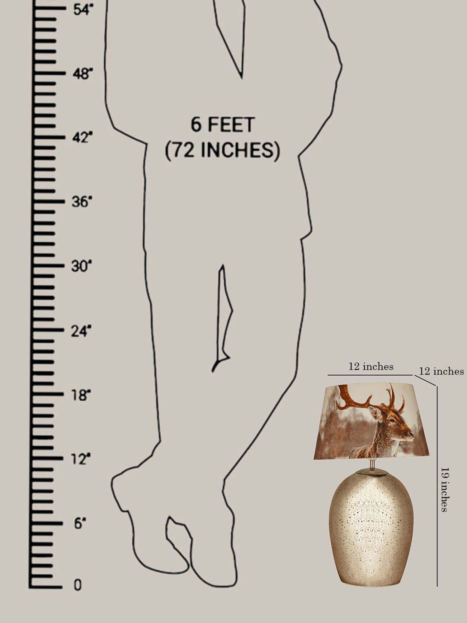 Kapoor E Illuminations Multicolor Blaike Chrome Glass Table Lamp - Set of 1