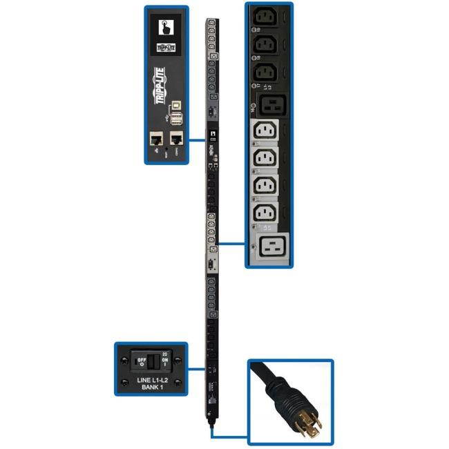 PDU3Ph Swtched 208V 240V
