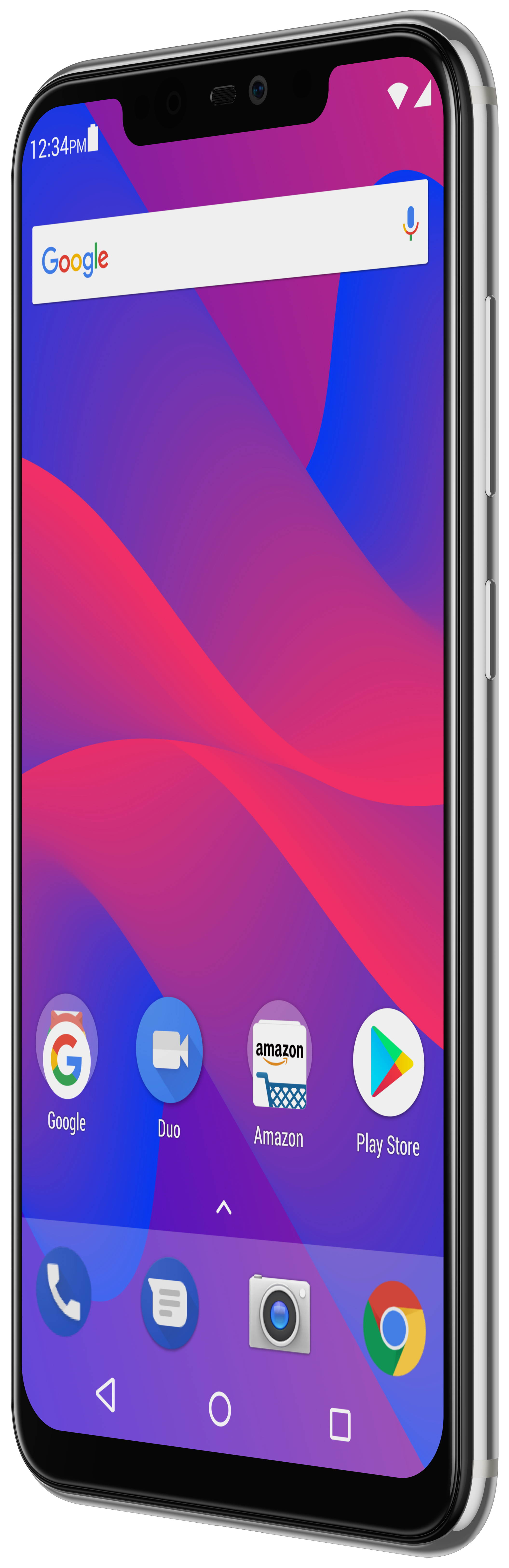 BLU Vivo XI+ V0311WW 128GB Unlocked Verizon/GSM Android Phone w/ Dual: 16MP|5MP Camera - Silver