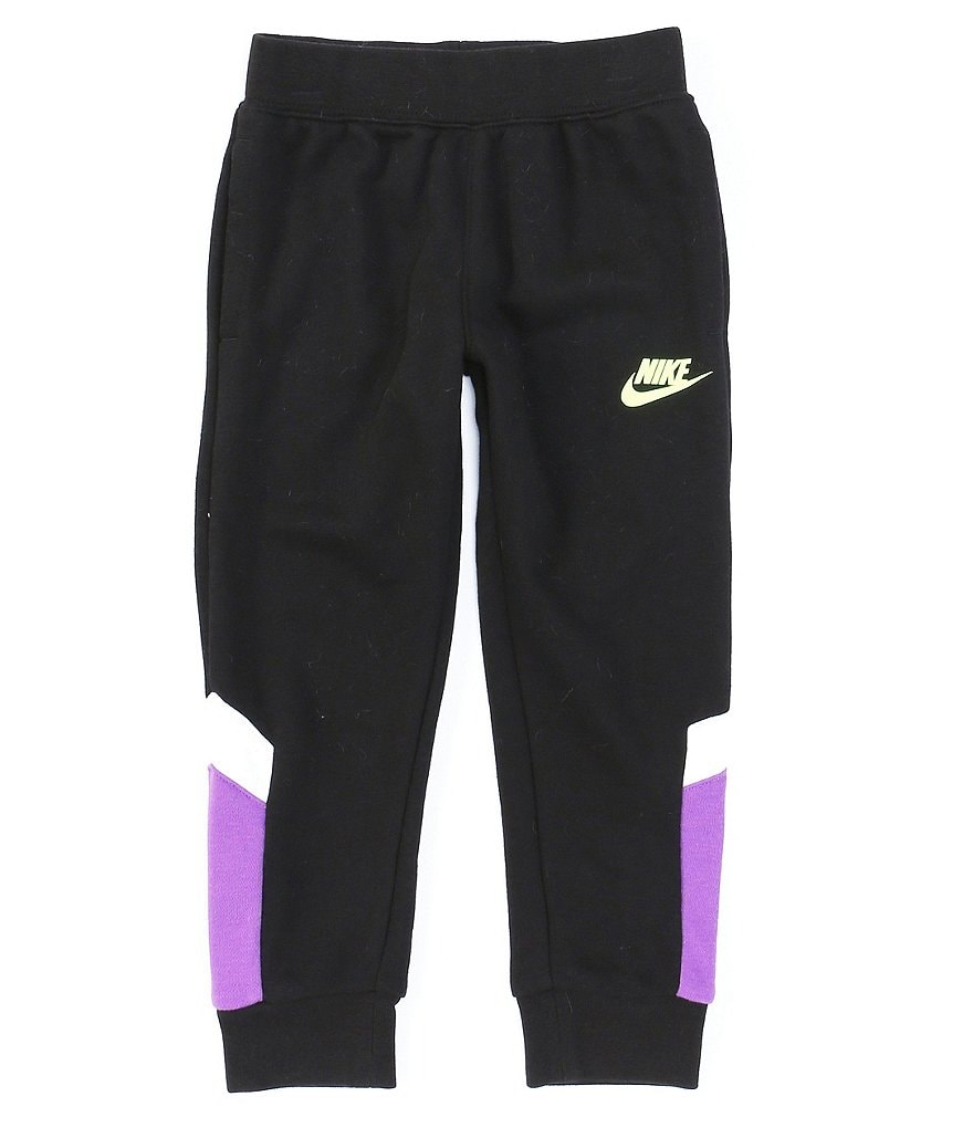 First Wave Little Boys 2T-7 Marled French Terry Jogger Pants