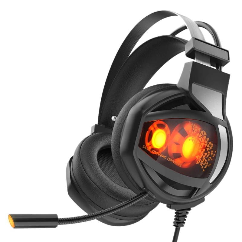 7.1USB Gaming Headset RGB Computer Notebook Wired Headset with Microphone Subwoofer