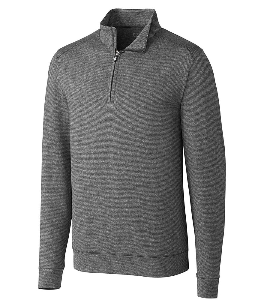 Cutter & Buck Big & Tall Shoreline Performance Stretch Quarter-Zip Pullover