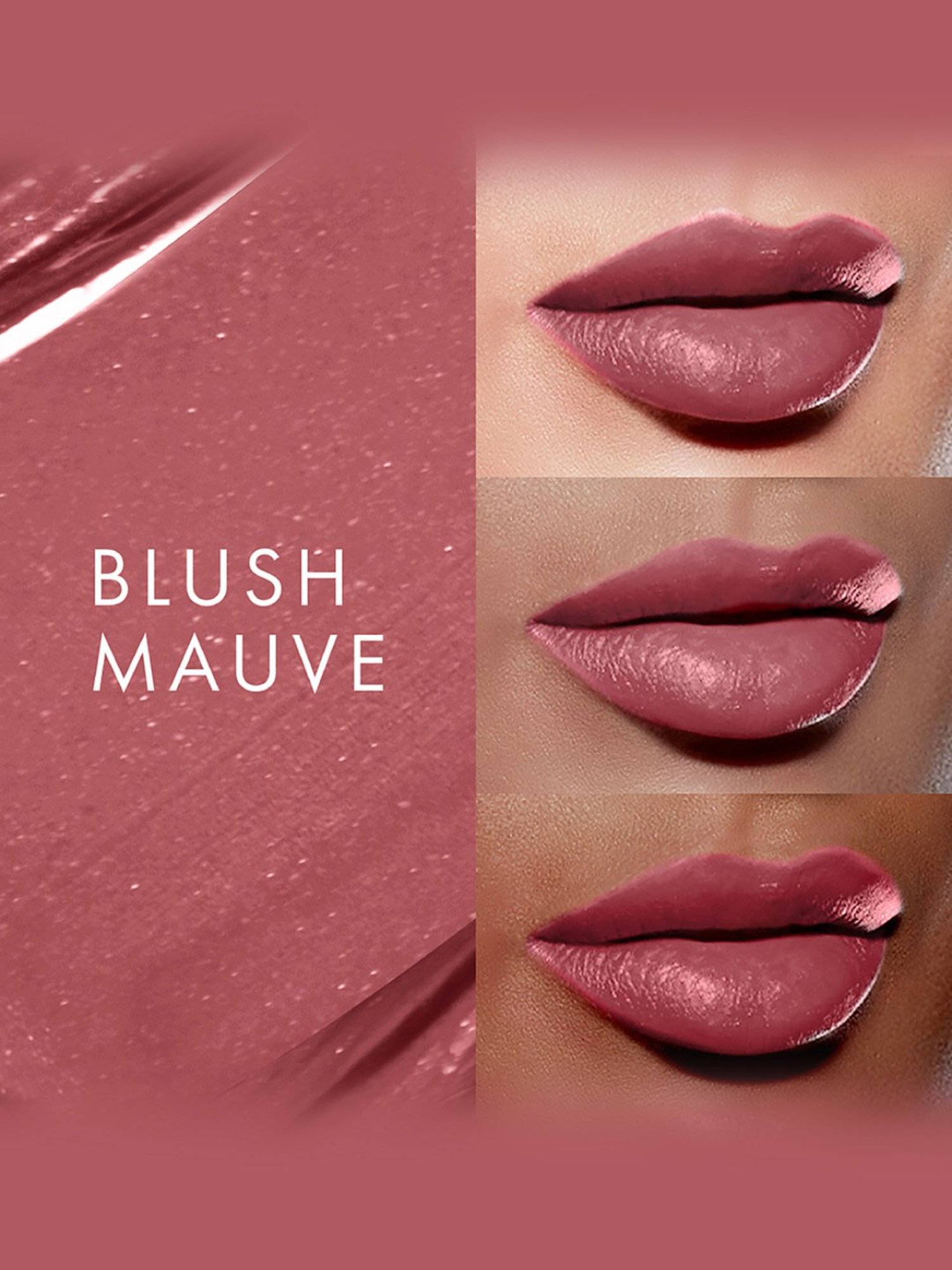 Lakme Glitterati Shine Lipstick Blush Mauve - 3.4 gm