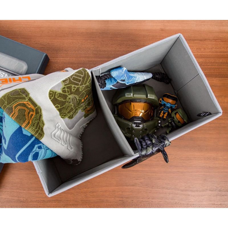 Robe Factory LLC Halo UNSC Footlocker Foldable Storage Bin | 24 x 12 Inches
