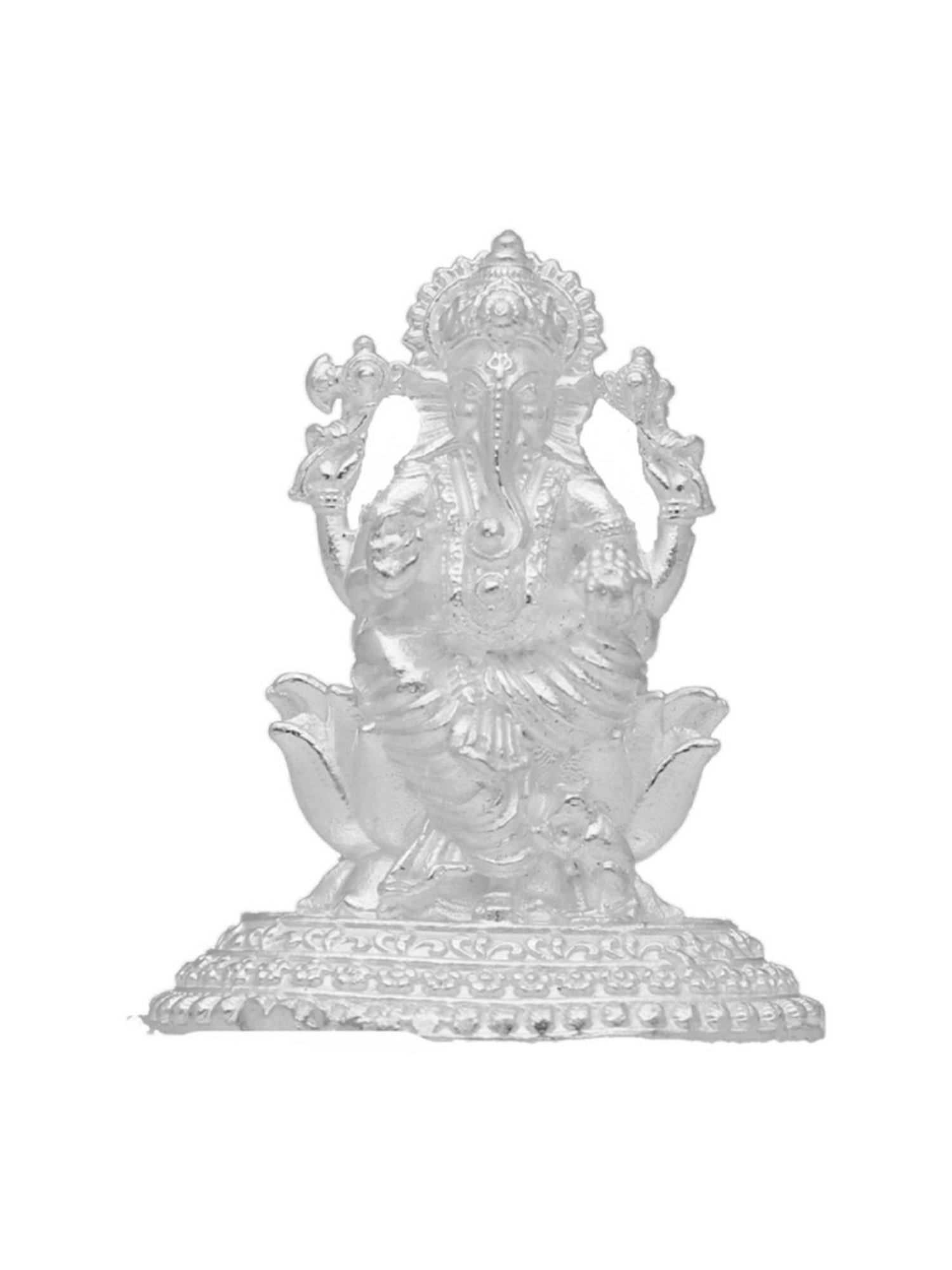 Sri Jagdamba Pearls 0.8 Silver Lambodara Divine Idol - 10 gm