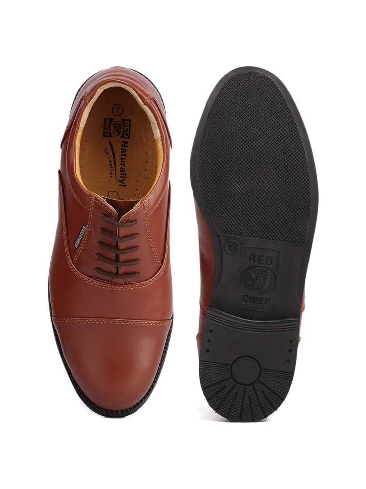 Red Chief Men's Brown Oxford Shoes