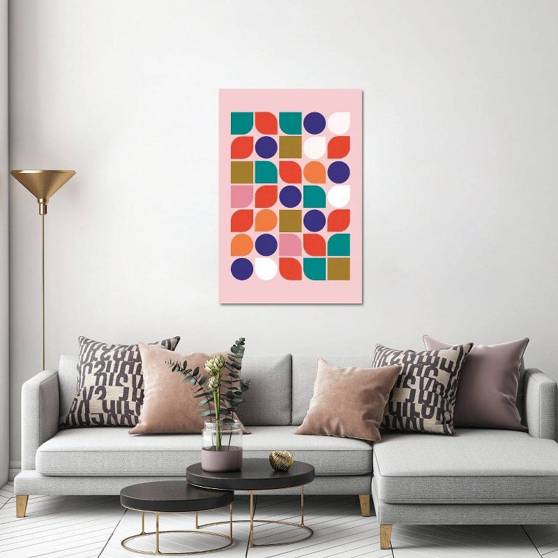 Colorful Geometry by Show Me Mars Unframed Wall Canvas - iCanvas