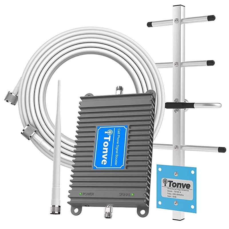 Phone Signal Booster for ATampT TMobile 700MHz 4G LTE Band 1217 Mobile Signal Repeater Amplifier Antenna Kits for Home and Office Improve 4G LTE Data Rates Supports Volte