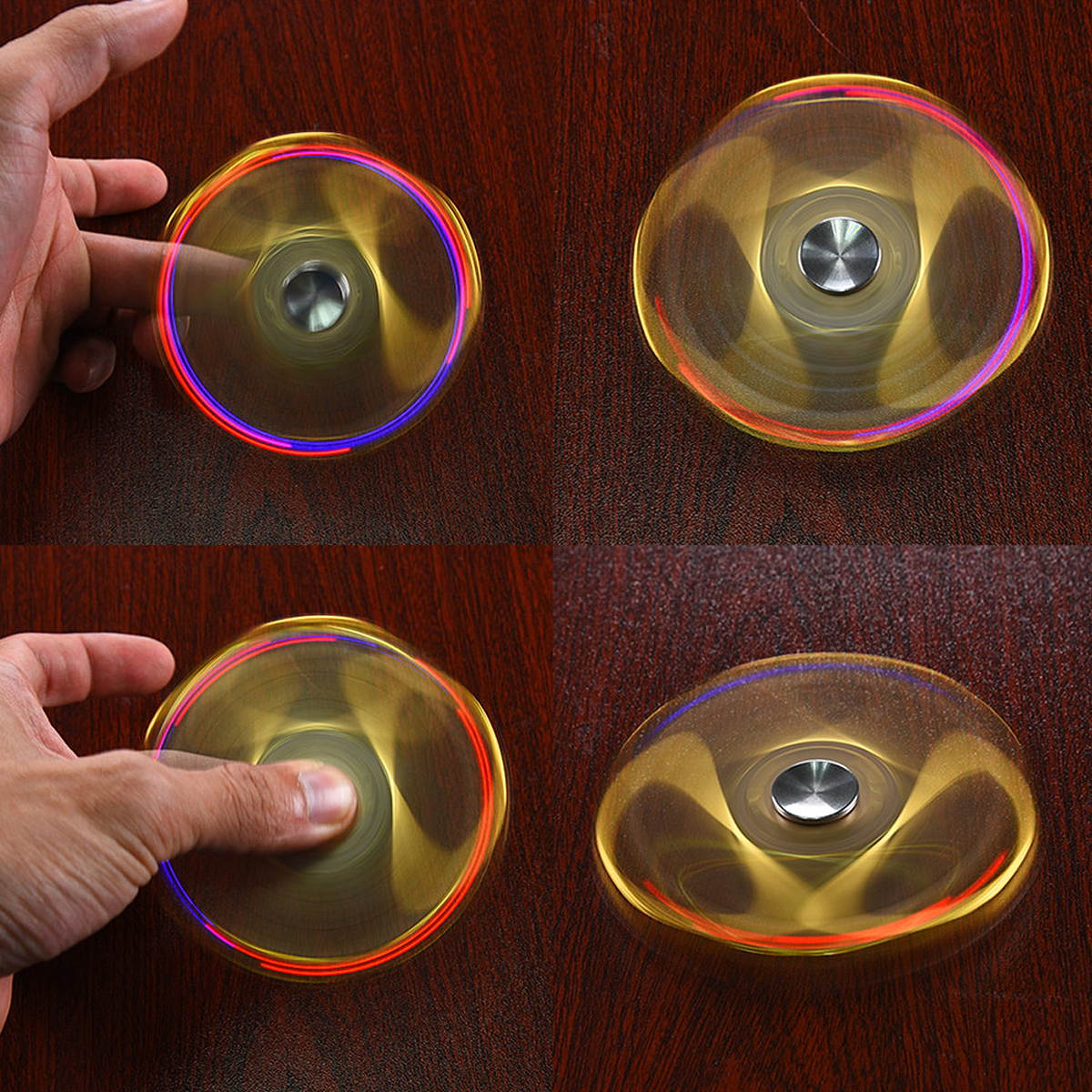 Servo S08 1.3 Inch 300mAh bluetooth Rotating Fidget Spinner Finger Gyro Christmas Gift Phone