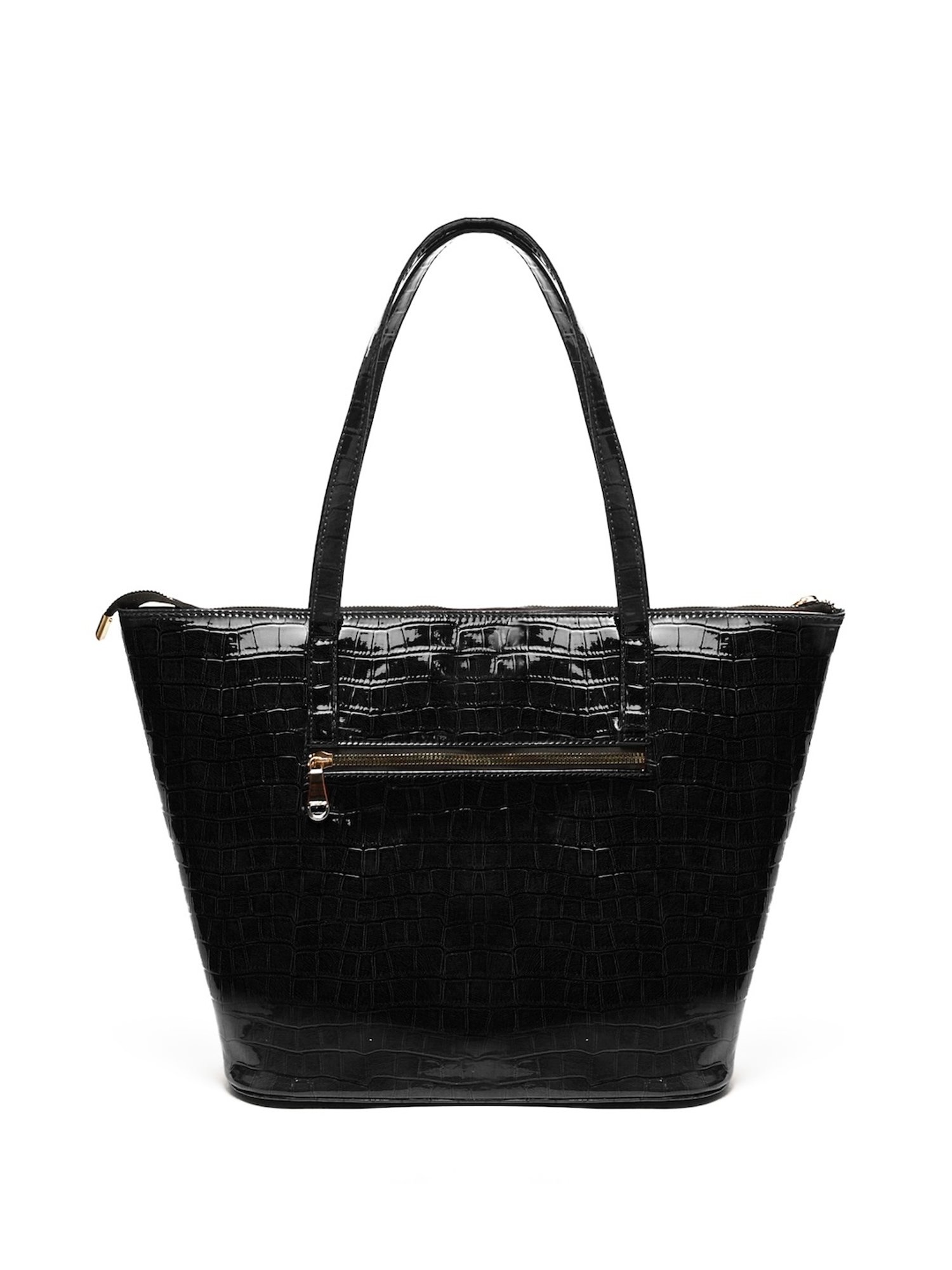 Modern Myth Epic Black Textured Large Tote Bag