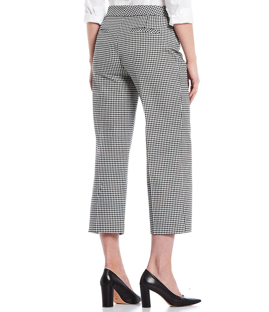 Ruby Rd. Petite Size Double Face Stretch Embellished Hem Capri Pants