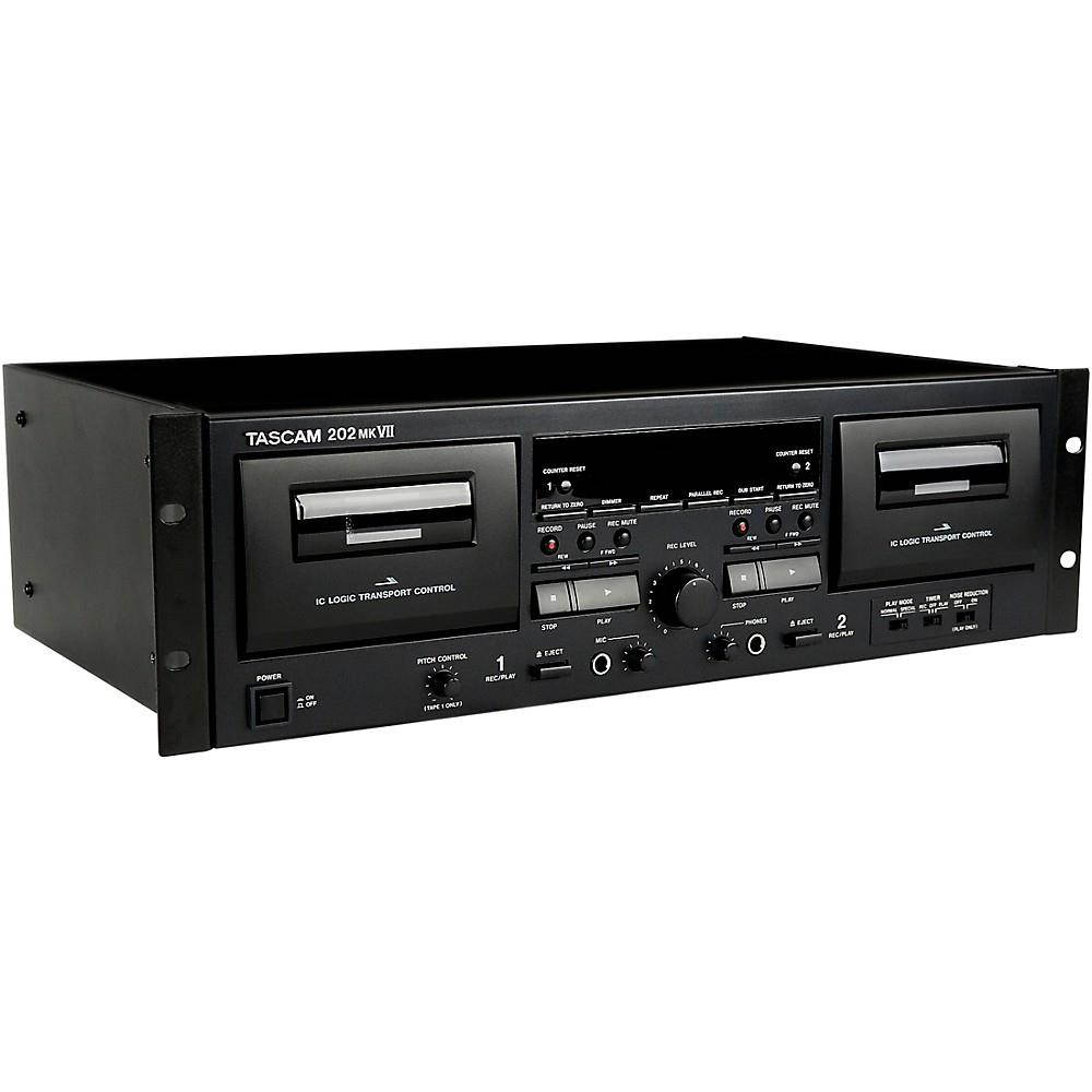 Tascam 202MKVII Rackmount USB Dual Cassette Deck