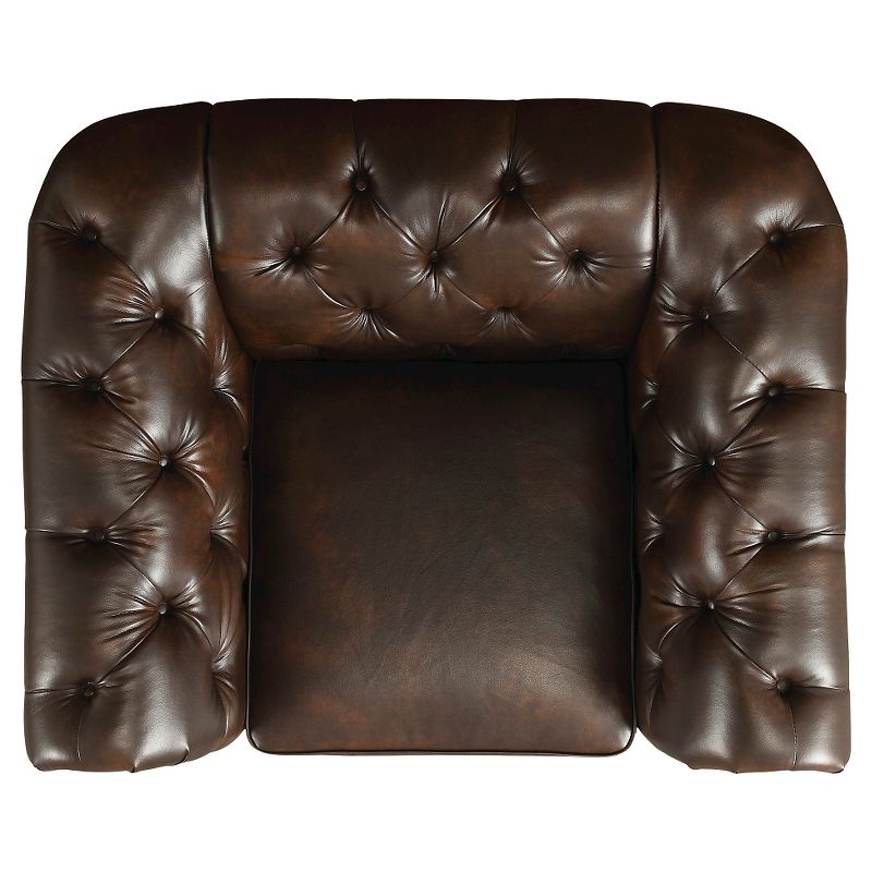 Chesterfield Armchair Chocolate - Inspire Q