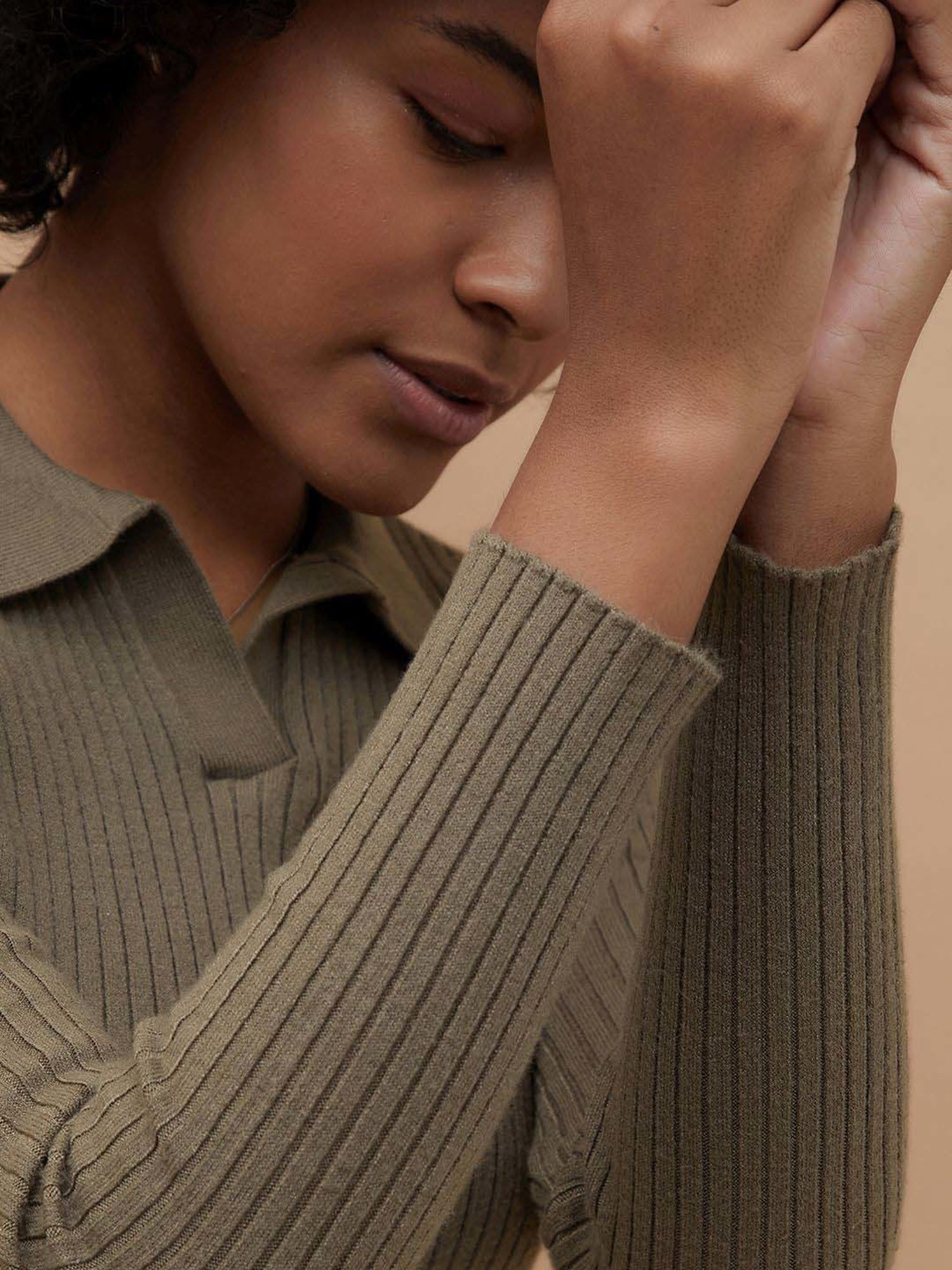 Fame Forever by Lifestyle Brown Striped Top