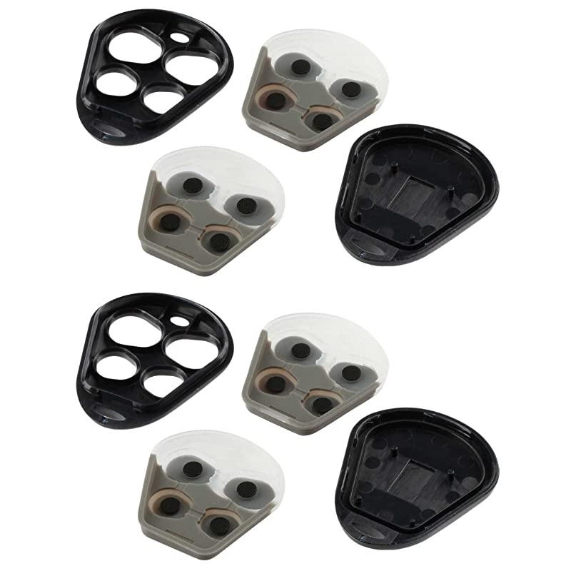 Fob less Entry Remote shell Case Pad fits Viper EZSDEI474V 4 Button