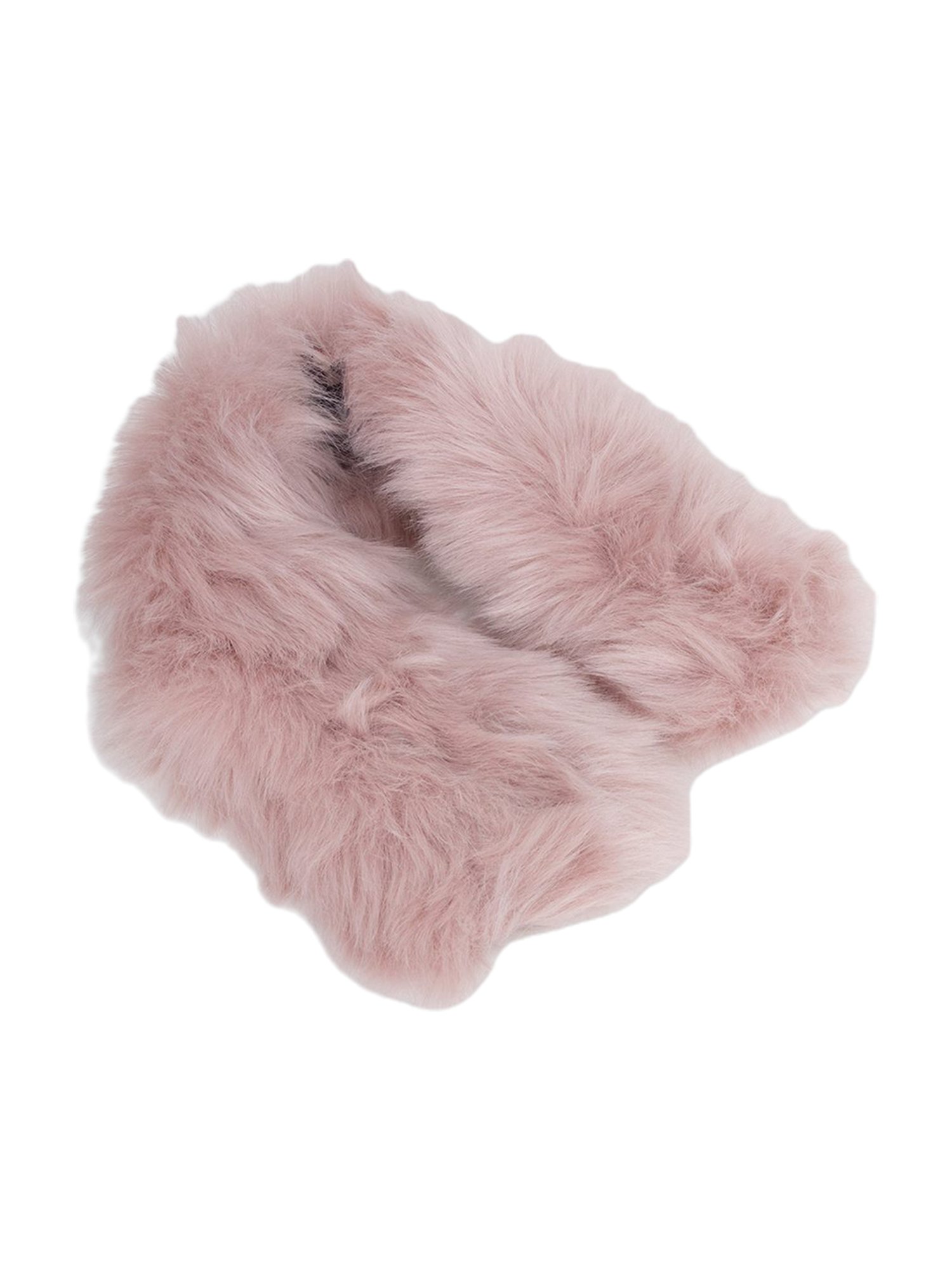 Kazo Pink Fur Scarf