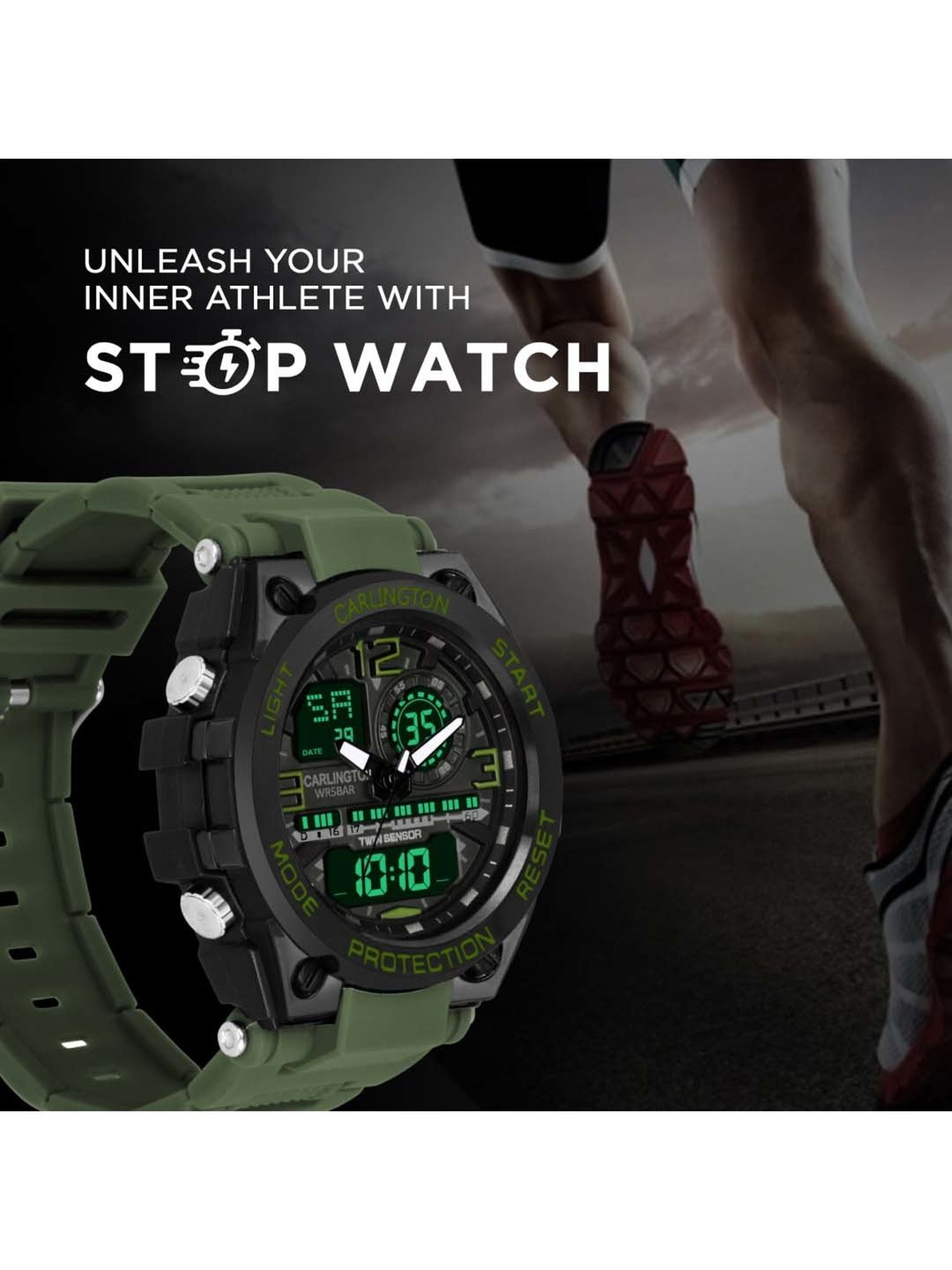 CARLINGTON Endurance 3377 Analog-Digital Watch for Men