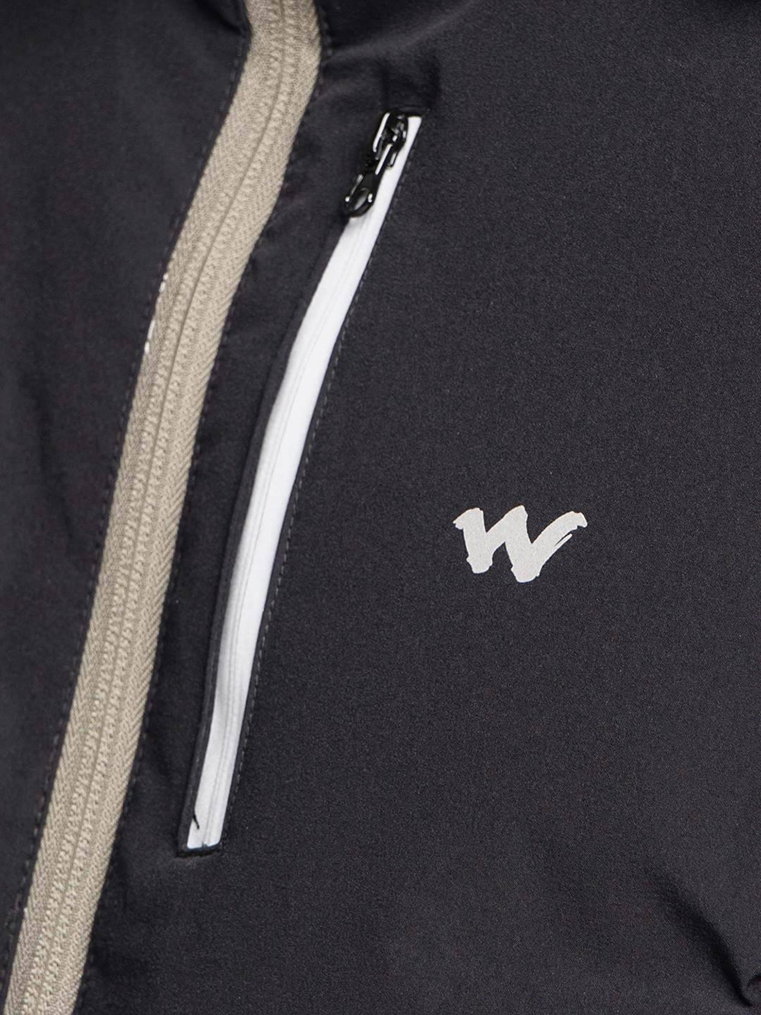 Wildcraft Olive Green Regular Fit Colour Block Hooded Jacket