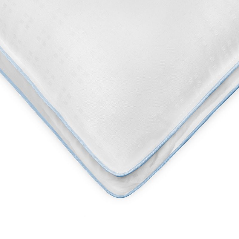 Downlite Soft White Goose Down Hypoallergenic Pillow &ndash; Perfect for Stomach Sleepers Standard