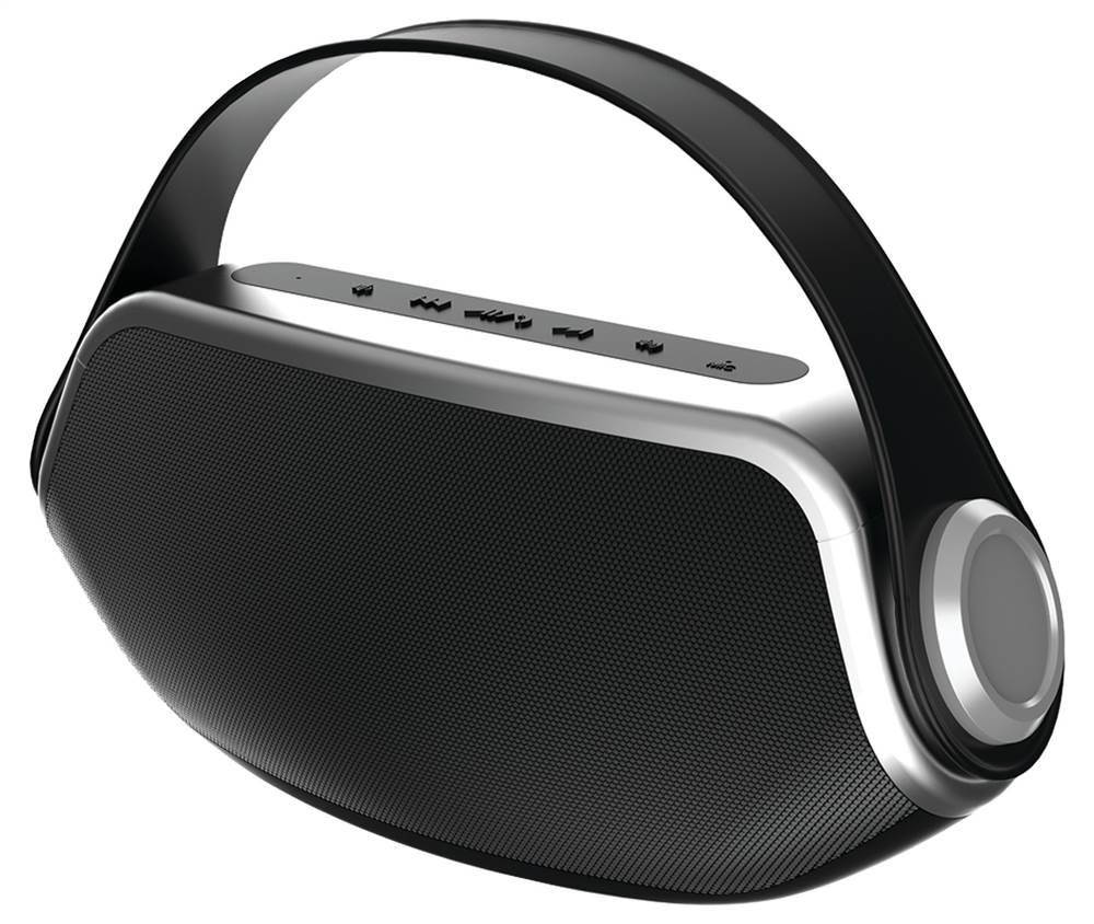 Sylvania SP233 BLACK Bluetooth Boombox ,Black