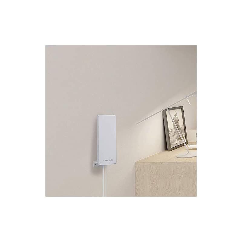 Wall Mount Holder for Linksys Velop TriBand AC2000AC6600AC4400AC2200 Whole Home WiFi Mesh System by  Linksys Velop Mesh Router Holder 1 Pack
