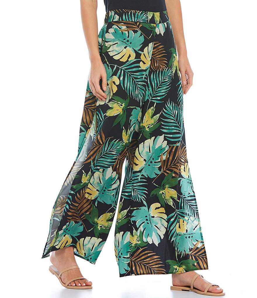 Gianni Bini Luna Wide Leg Printed Pants