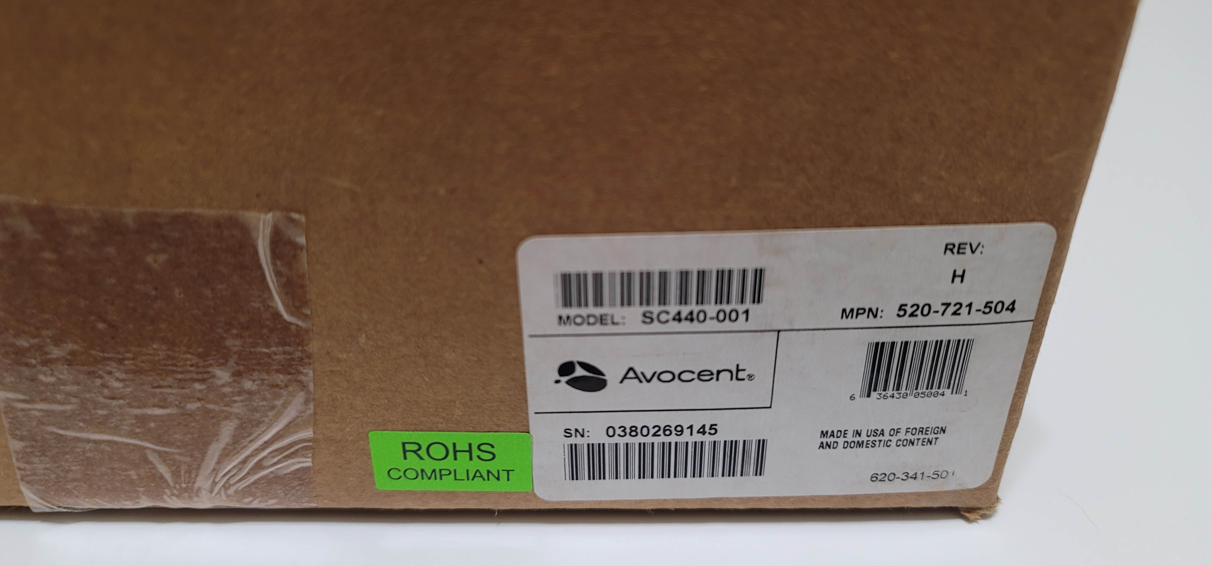 Avocent SC440-001 SwitchView SC 1 x 4 Secure KVM Desktop Appliance