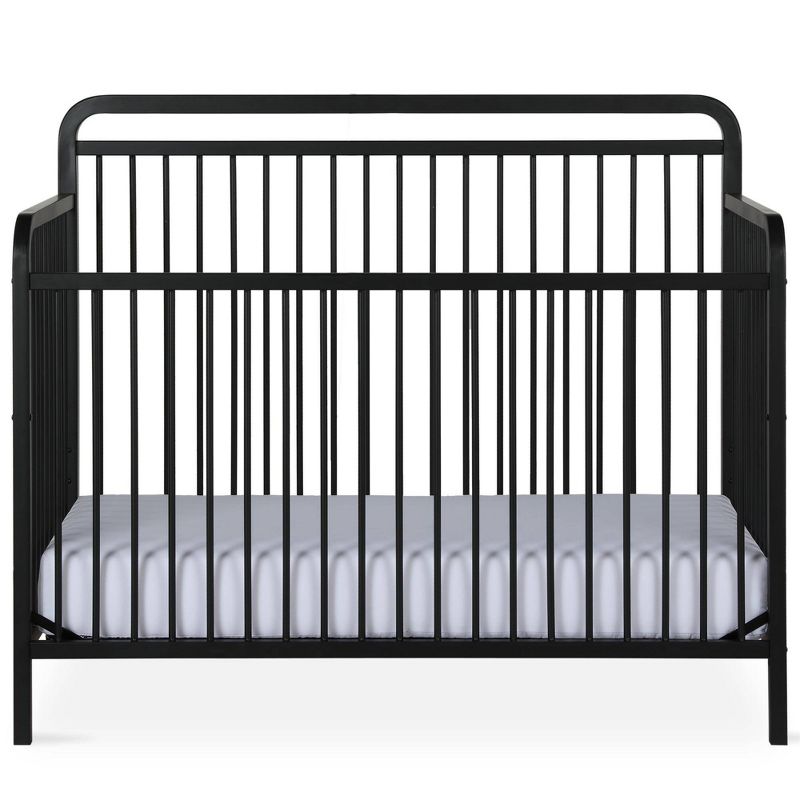Baby Relax Irvine 4-In-1 Convertible Metal Crib Black