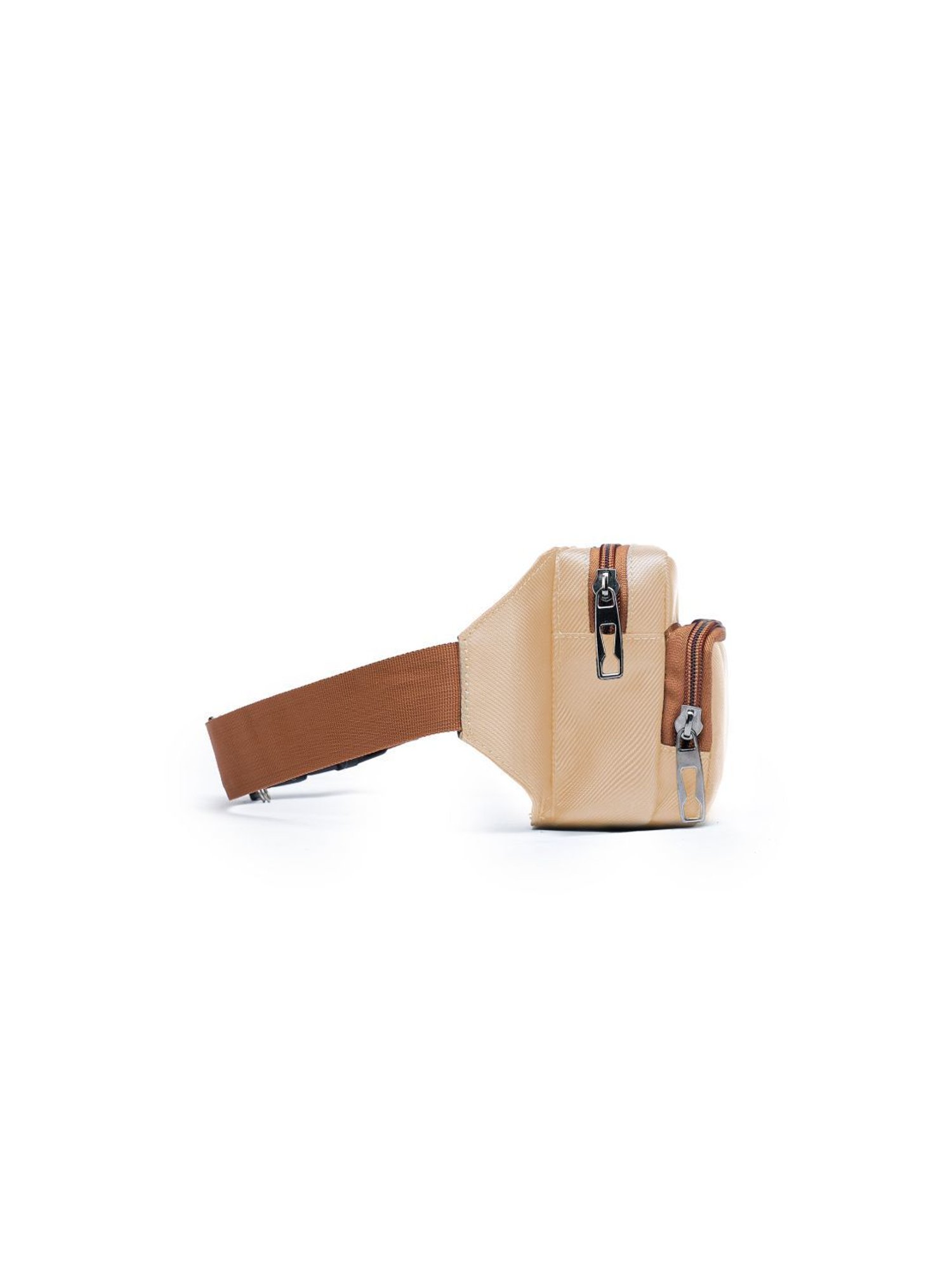 Assembly Beige Color Block Waist Pouch
