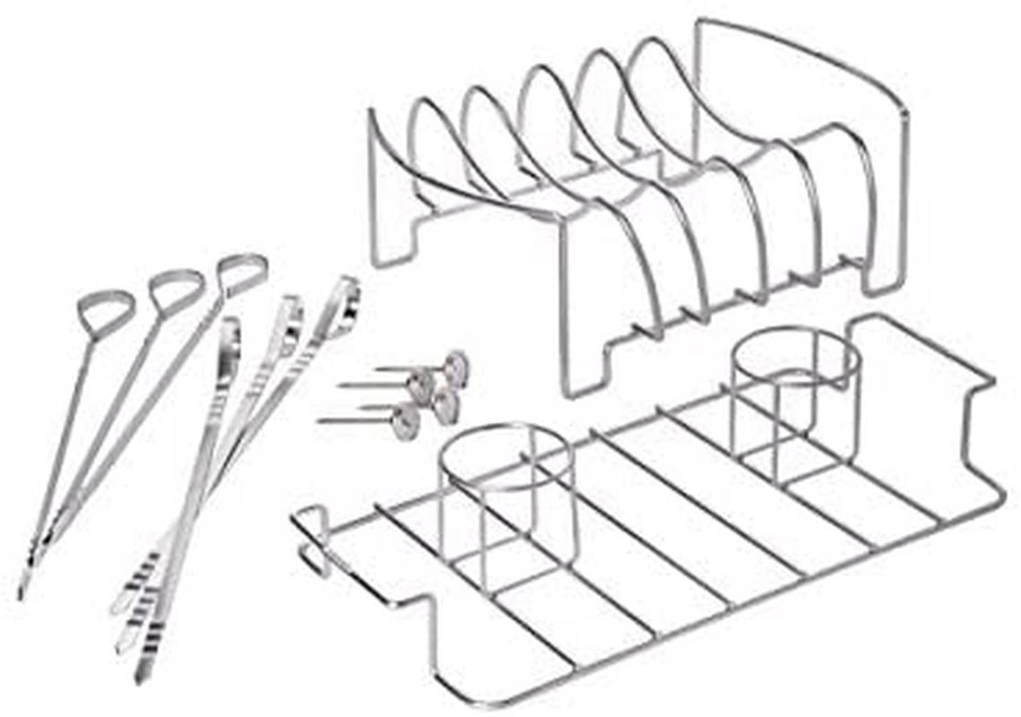Napoleon 90001 Meat Lover'S-Starter Kit Grilling Accessories, Stainless Steel